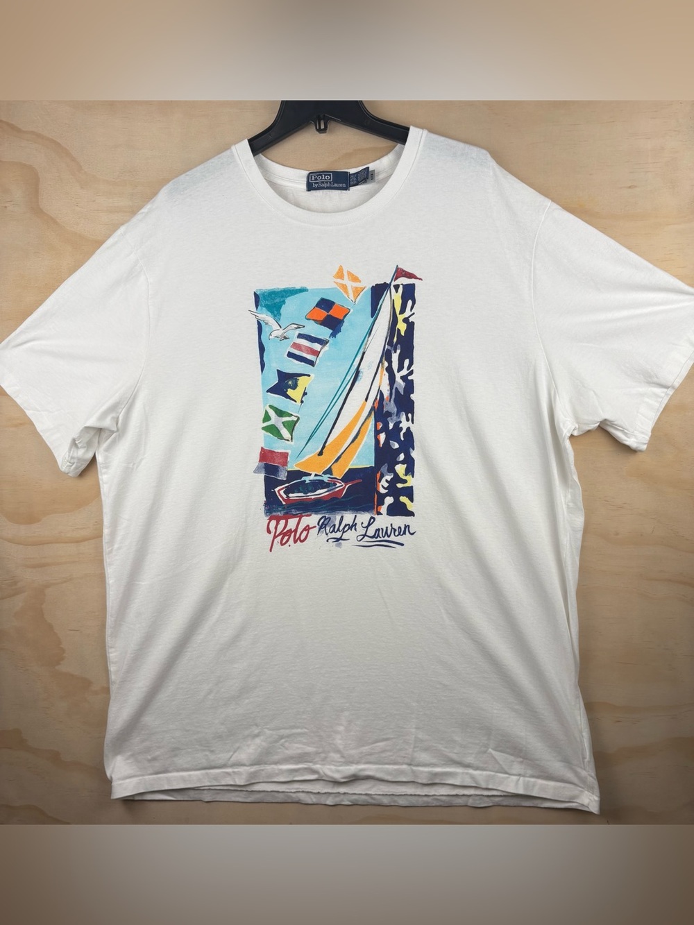 Polo Ralph Lauren Sailboat Jersey T Shirt Men’s Sz 2XLT
